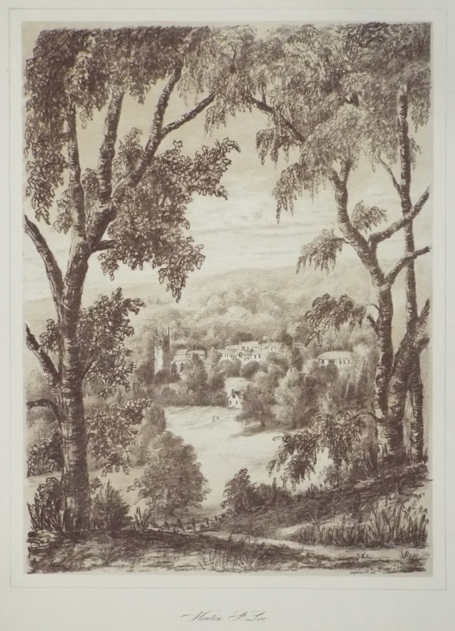 Lithograph - Newton St.Loe